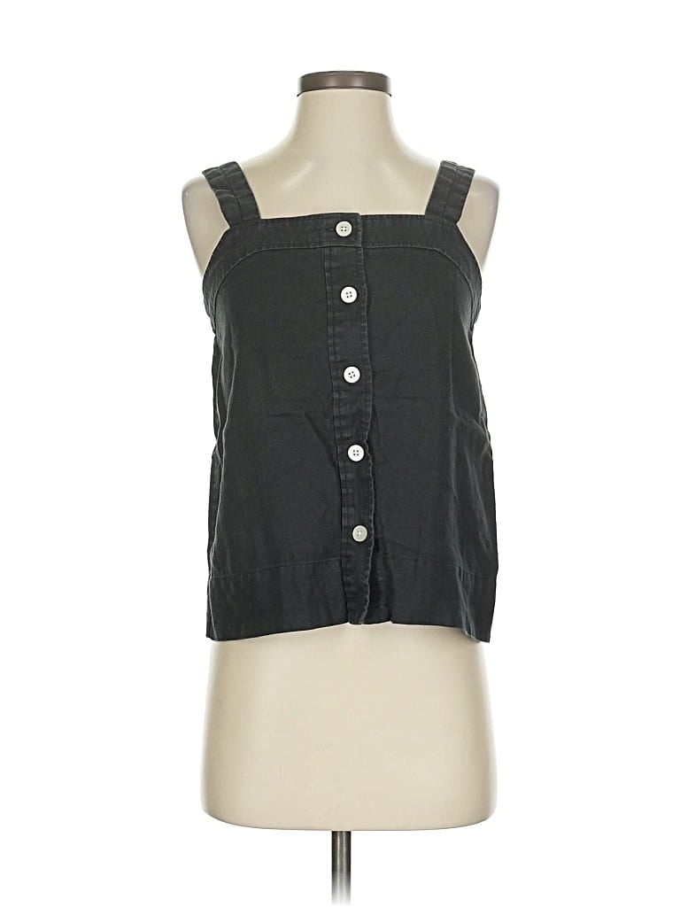 Pre-owned Everlane Sleeveless Blouse In Black
