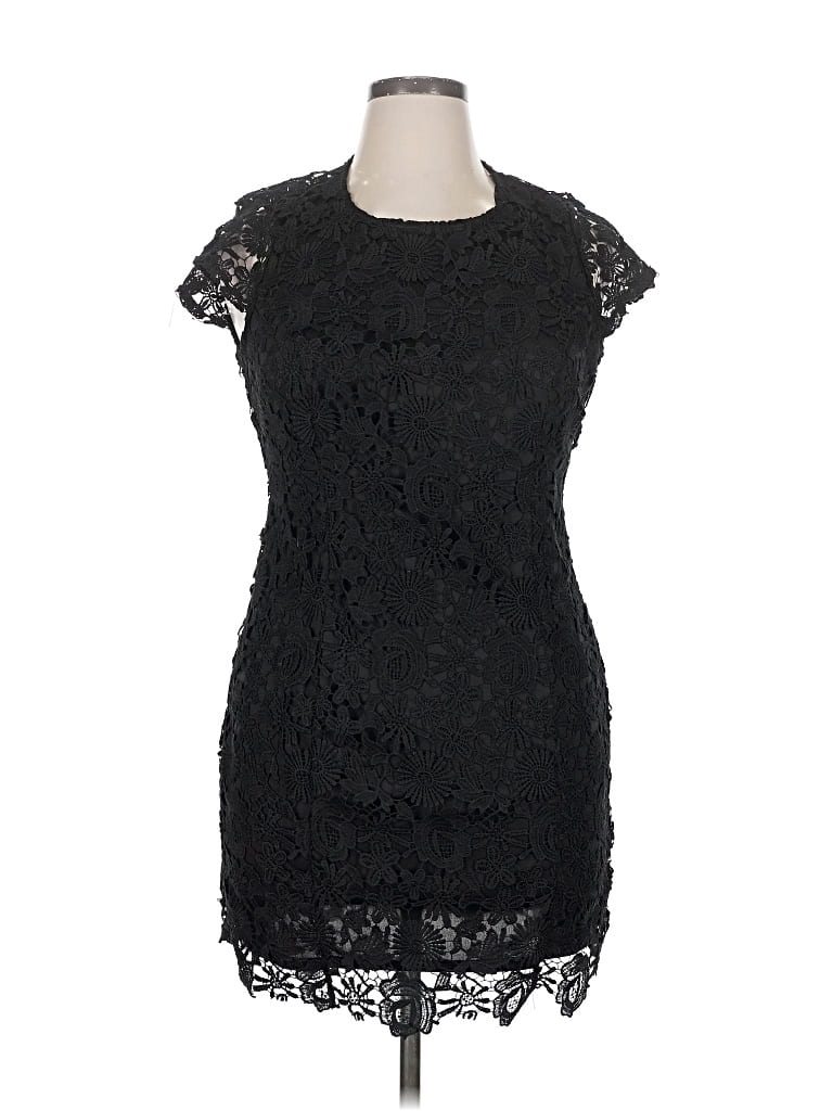 Pre-owned Mi Ami Cocktail Dress In Black