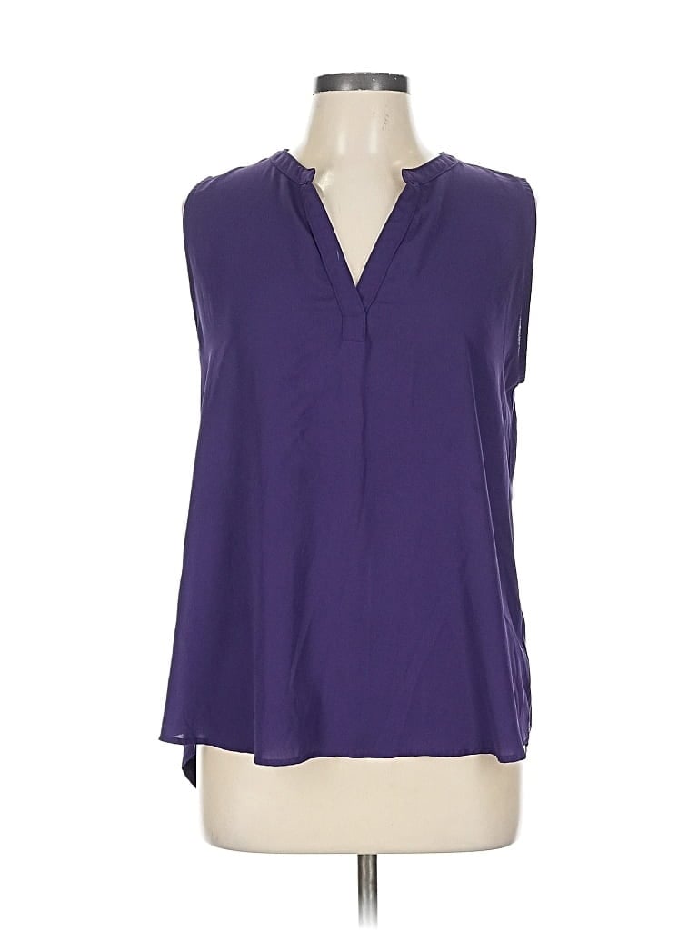 Pre-owned Papermoon Sleeveless Blouse In Purple