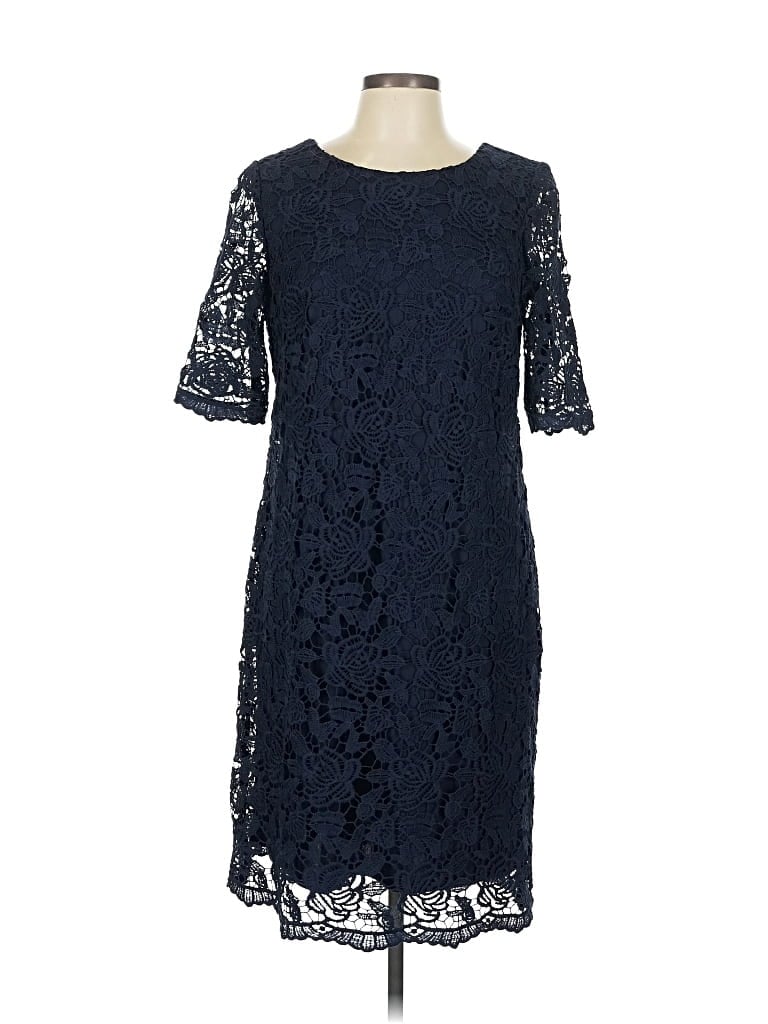 Pre-owned Sandra Darren Cocktail Dress In Blue