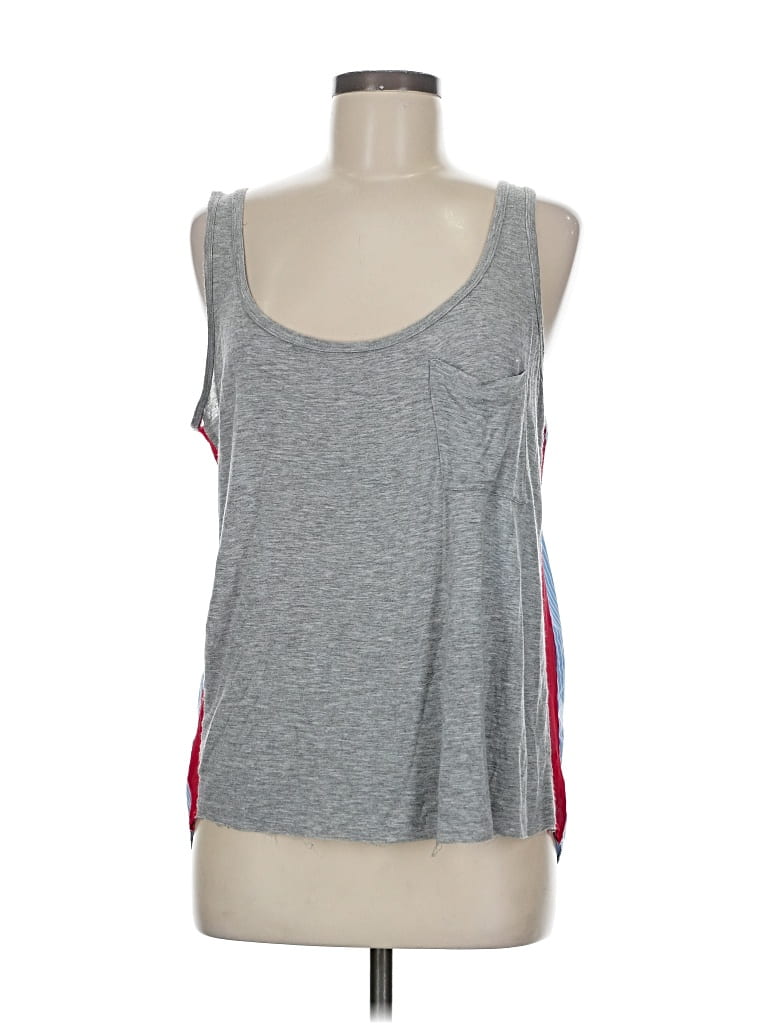Pre-owned Bailey44 Sleeveless Top Gray Scoop Neck Tops