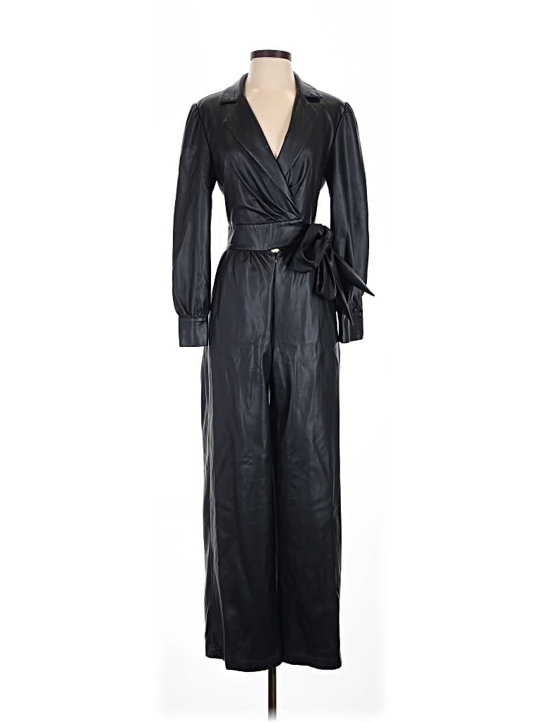 Pre-owned Bellevue The Label Jumpsuit In Black