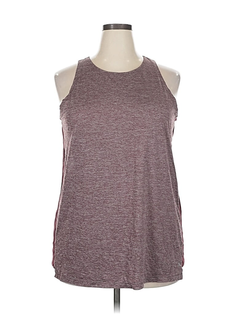 Pre-owned Champion Sleeveless T-shirt In Burgundy