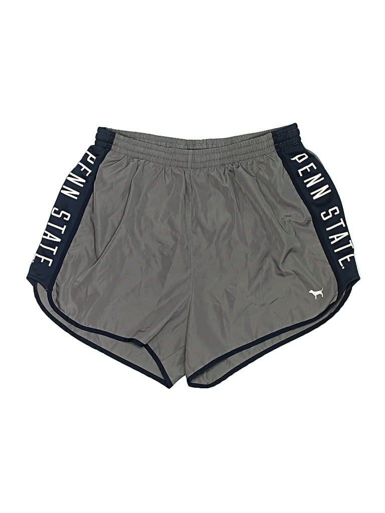 Pre-owned Victoria's Secret Pink Athletic Shorts In Gray