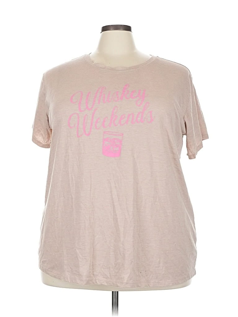 Pre-owned Torrid Short Sleeve T-shirt In Pink