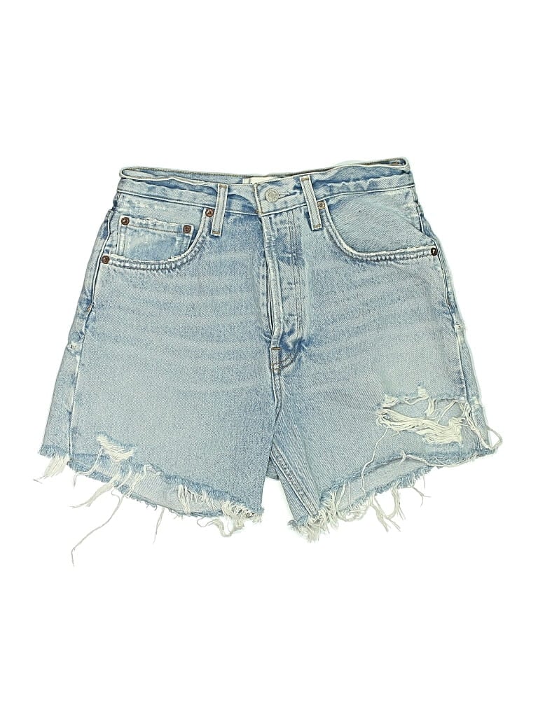 Pre-owned Agolde Denim Shorts In Blue