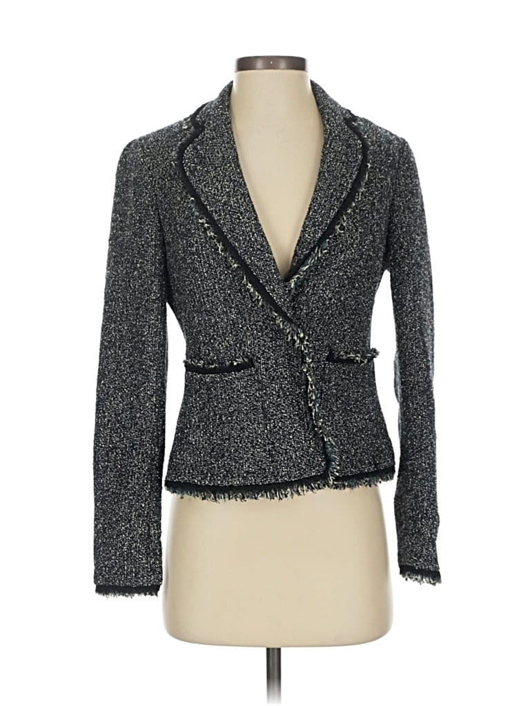 Pre-owned Anne Klein Blazer Jacket In Gray