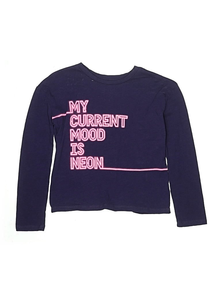 Pre-owned Rockets Of Awesome Kids' Long Sleeve T-shirt In Purple