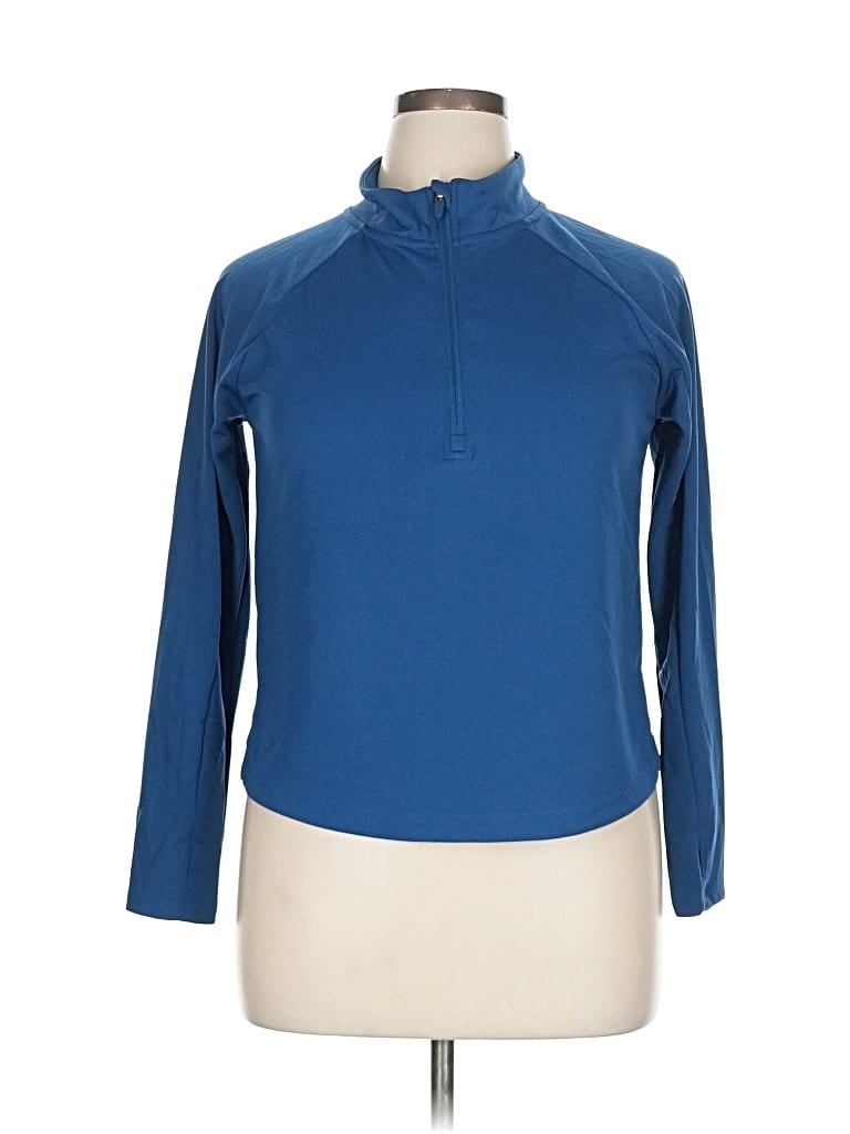 Pre-owned Athletic Works Track Jacket In Blue