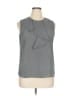 Eva Longoria 100% Polyester Gray Sleeveless Blouse Size XL - photo 1