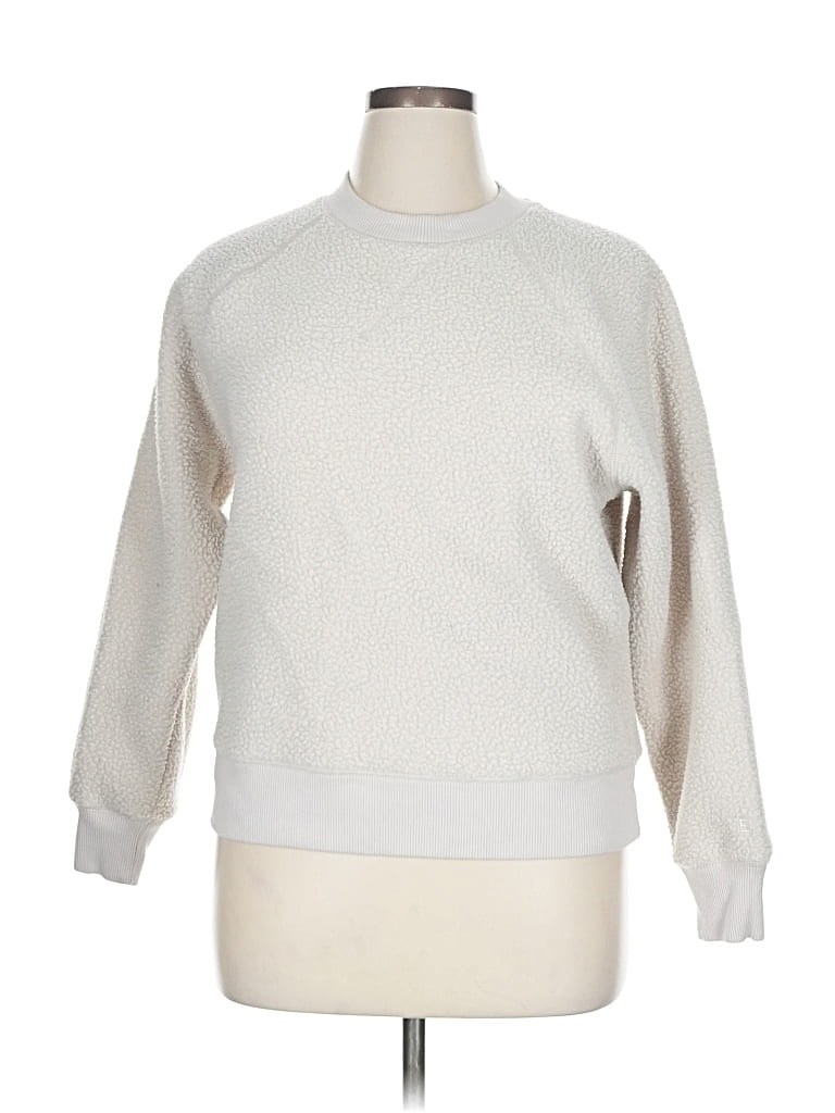 Pre-owned Everlane Sweatshirt In White