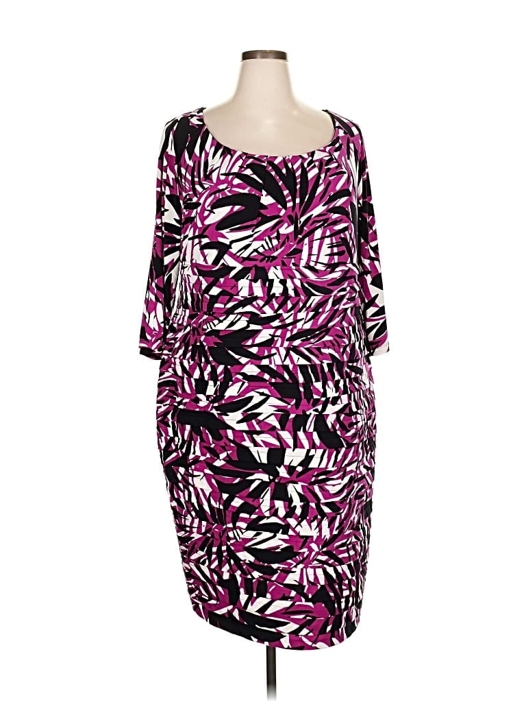 Pre-owned London Times Cocktail Dress In Pink