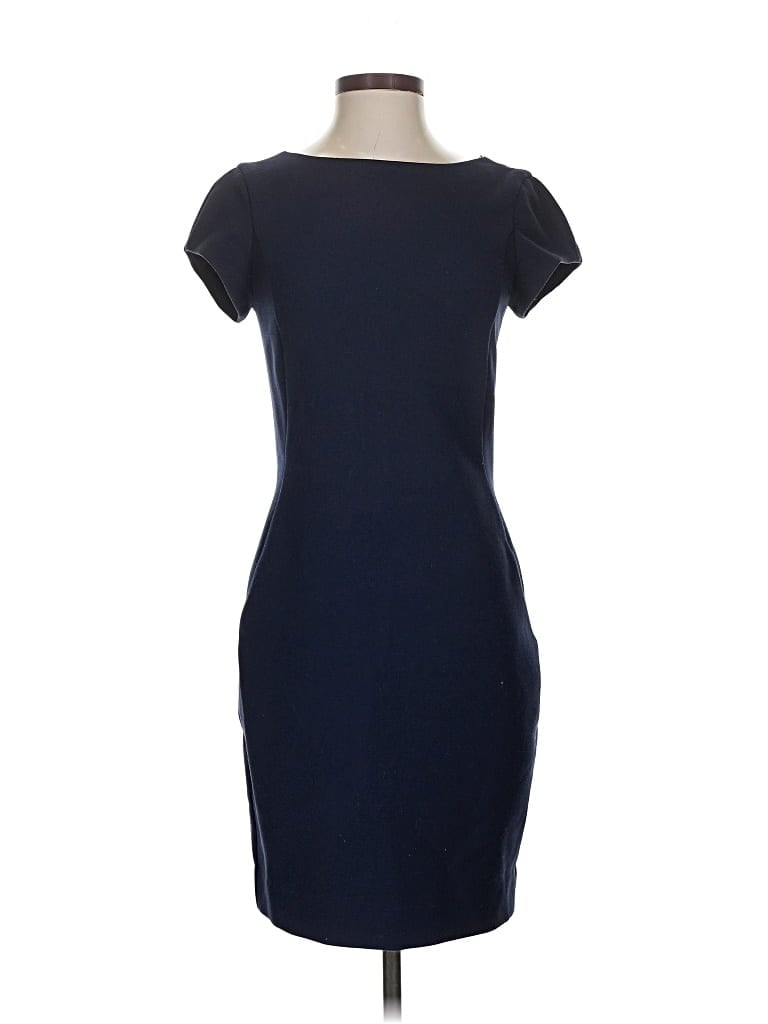 Pre-owned Zara Basic Casual Dress In Blue