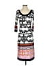 Analili Graphic White Casual Dress Size S - photo 1