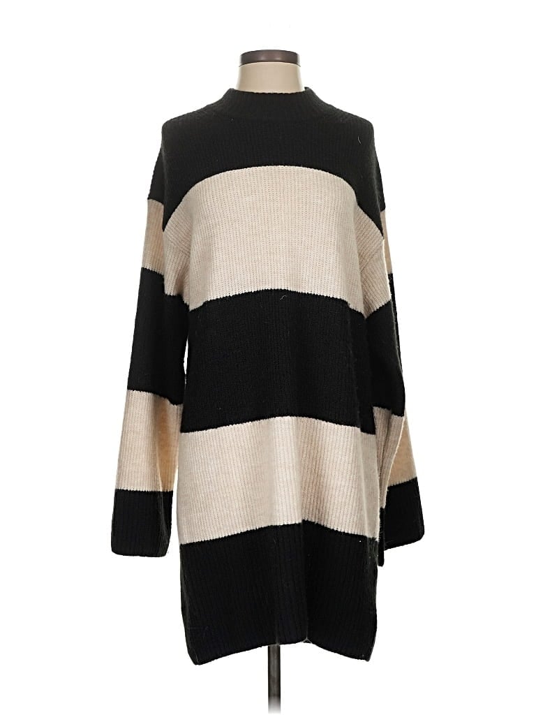 Pre-owned H&m Casual Dress In Black