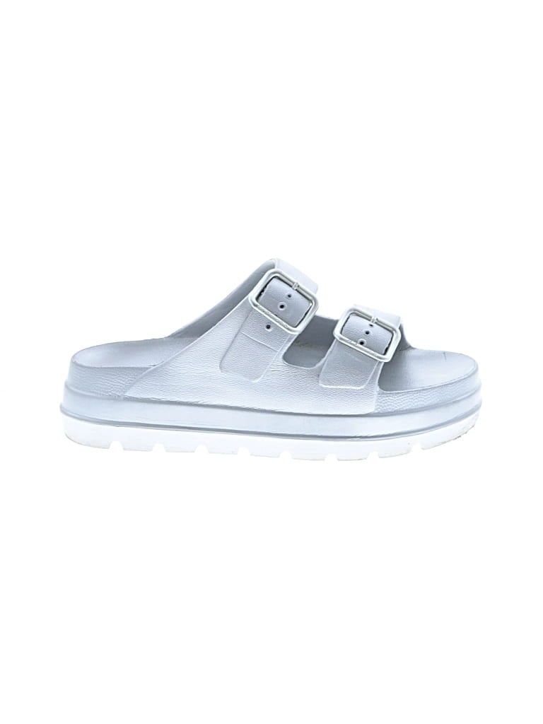 Pre-owned J/slides Sandals In Silver