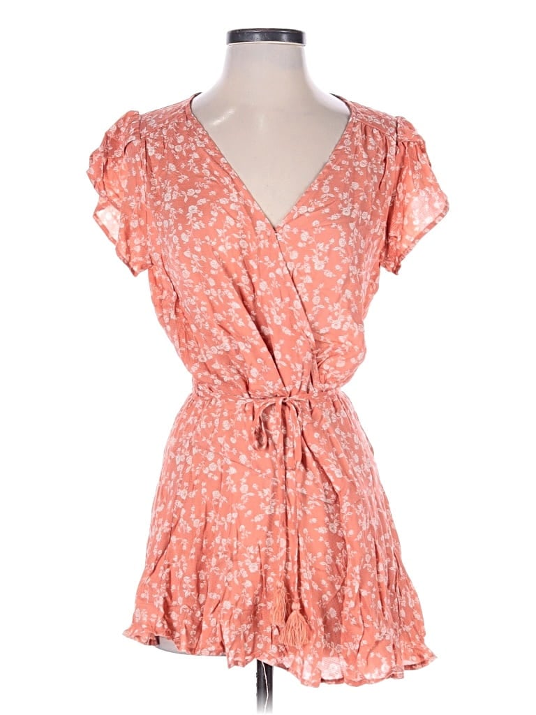 Pre-owned Eyeshadow Romper In Orange