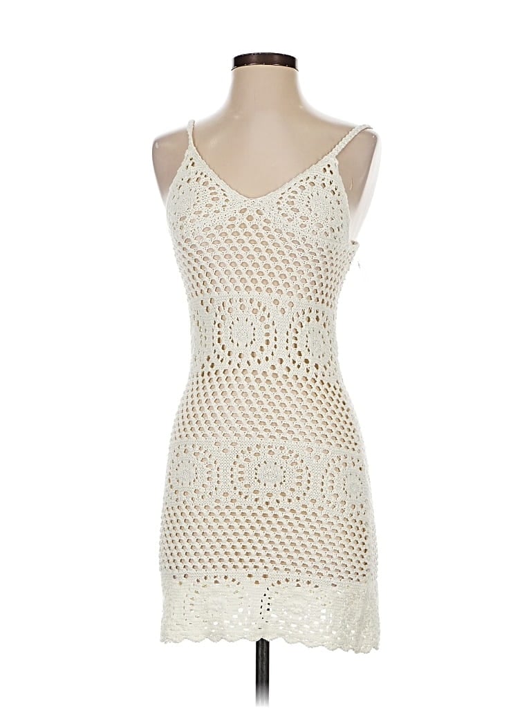 Pre-owned Aerie Cocktail Dress In White