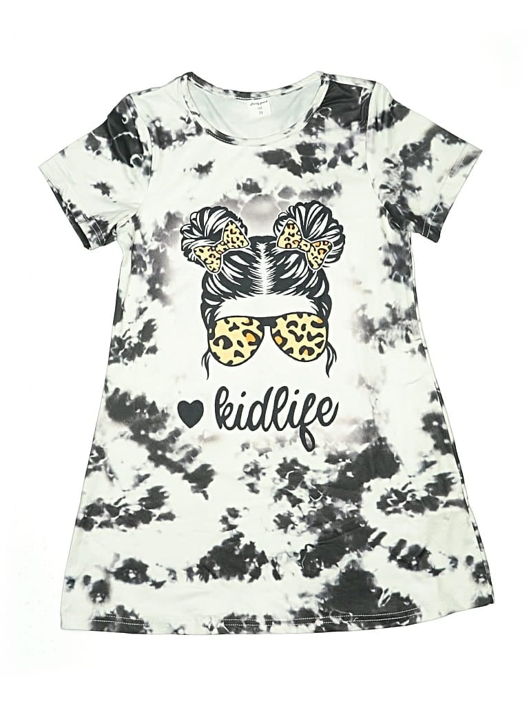 Pre-owned Assorted Brands Kids' Dress In Gray