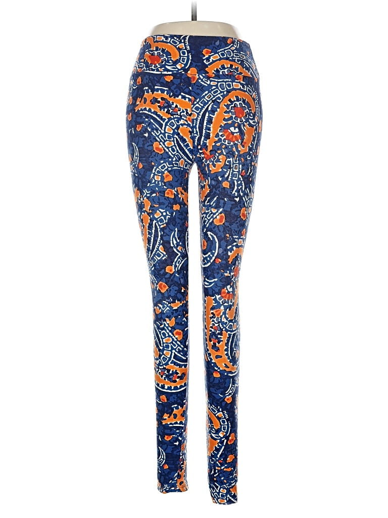 Pre-owned Lularoe Leggings In Blue