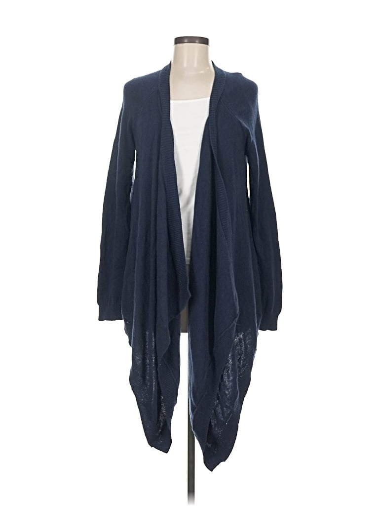 Pre-owned Bcbgmaxazria Cardigan Sweater In Blue