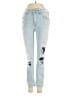 American Eagle Outfitters Graphic Blue Jeans Size 0 - photo 1