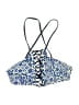 Nanette Lepore Print Blue Swimsuit Top Size S - photo 1