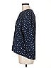 MELLODAY Polka Dots Blue 3/4 Sleeve Blouse Size M - photo 5