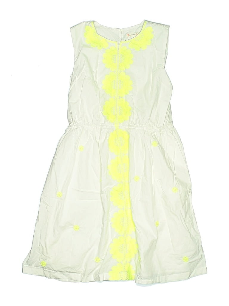Pre-owned Crewcuts Kids' Dress In Yellow