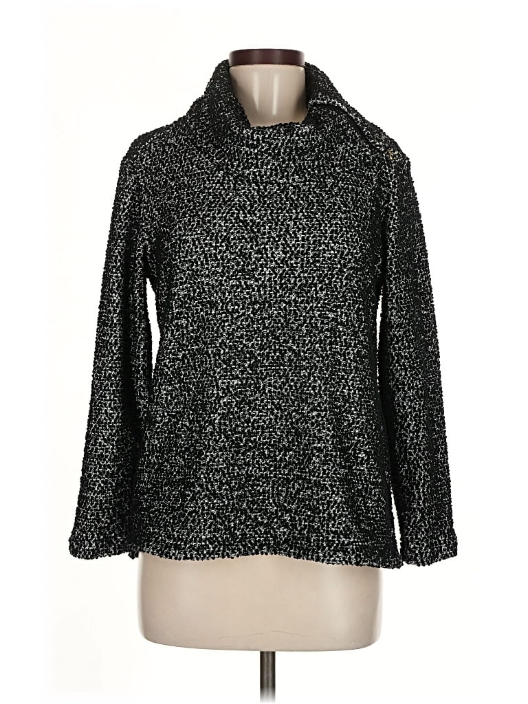 Pre-owned Calvin Klein Turtleneck Sweater In Black