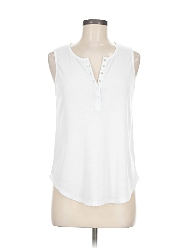 Pre-owned Chaser Sleeveless T-shirt In White