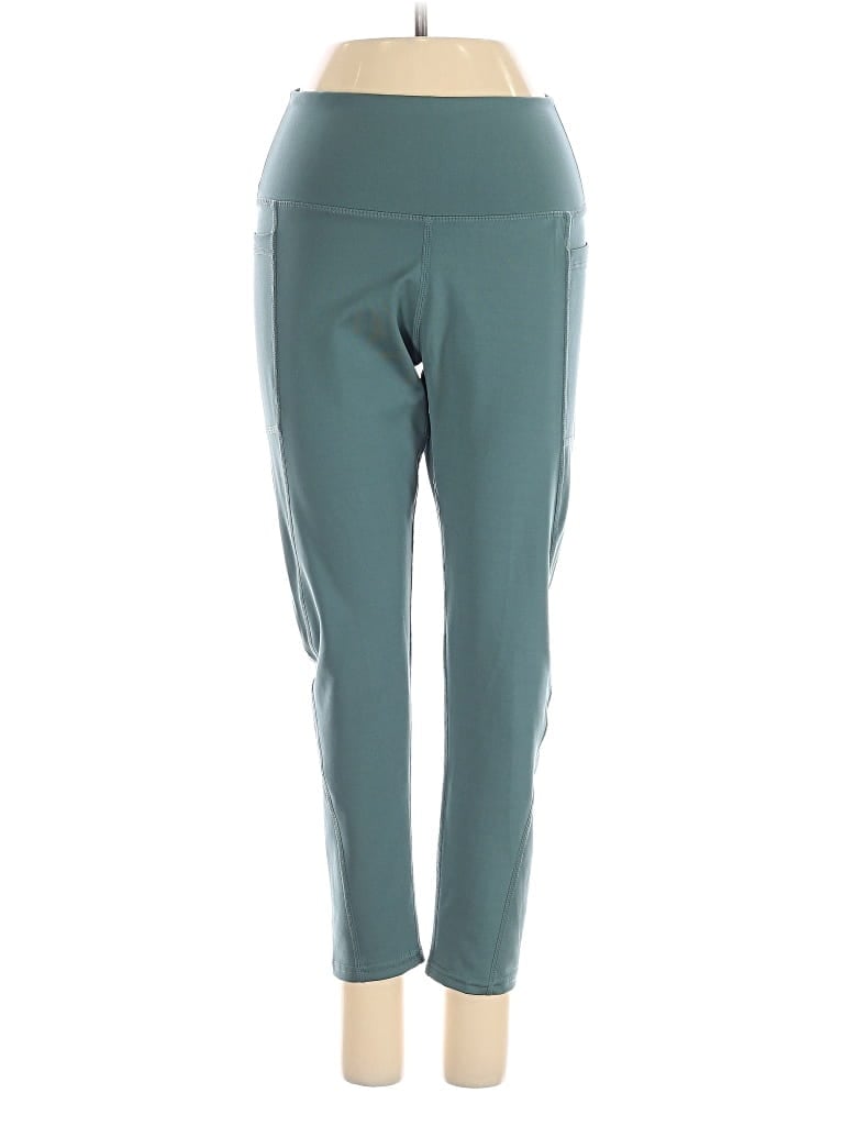Pre-owned Active Pants In Blue