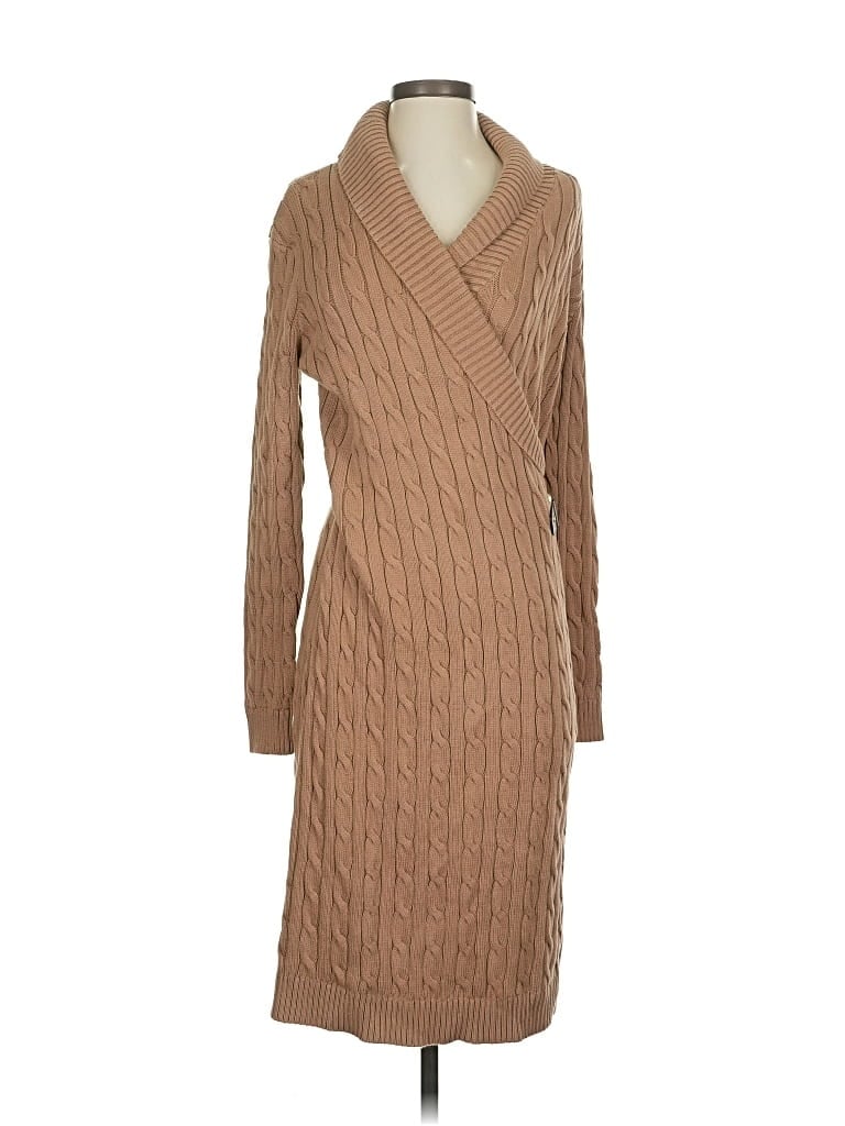 Pre-owned Polo Ralph Lauren Cardigan Sweater In Brown