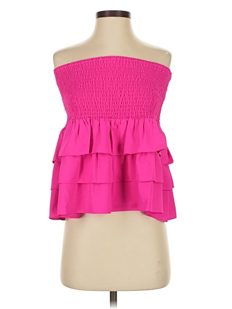 Pre-owned Amanda Uprichard Tube Top Pink Tops