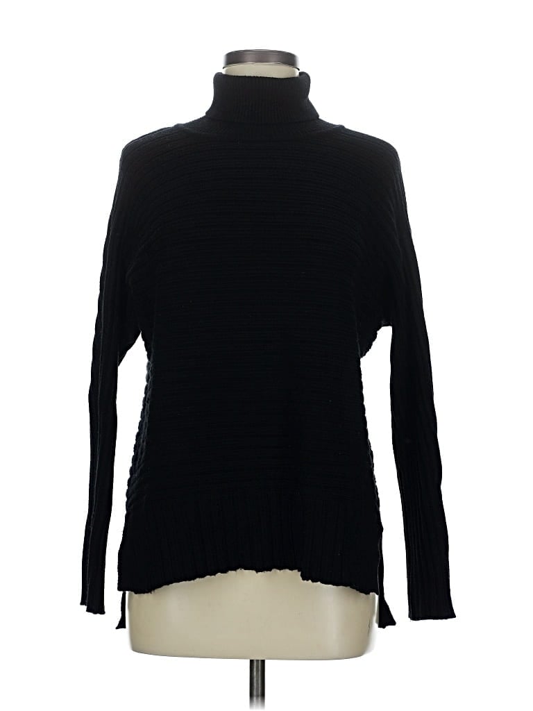 Pre-owned Jones New York Signature Turtleneck Sweater In Black