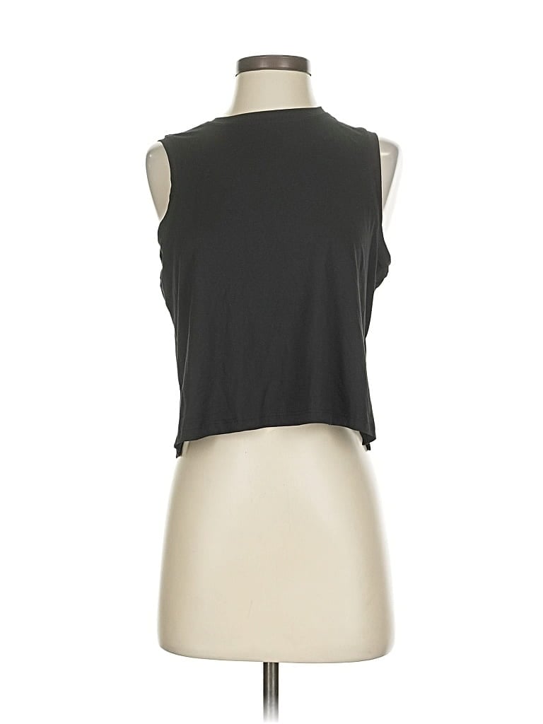 Pre-owned H&m Sleeveless Top Black Halter Neckline Tops