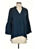 Maven West Blue 3/4 Sleeve Blouse Size XS - photo 1
