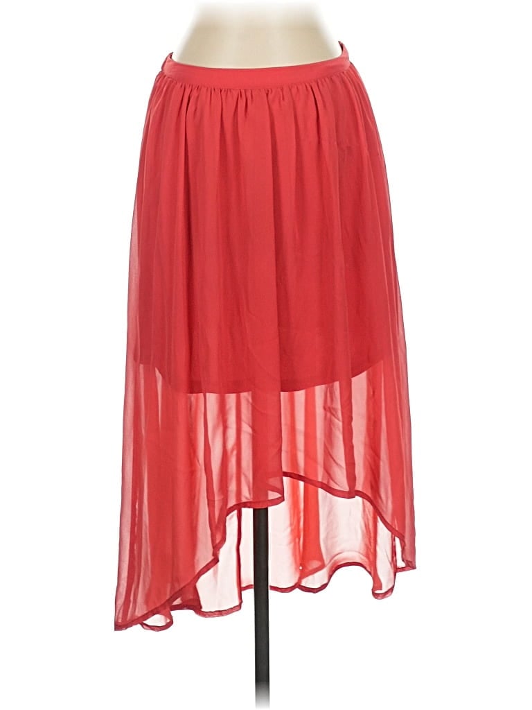 Pre-owned Lc Lauren Conrad Casual Skirt In Red