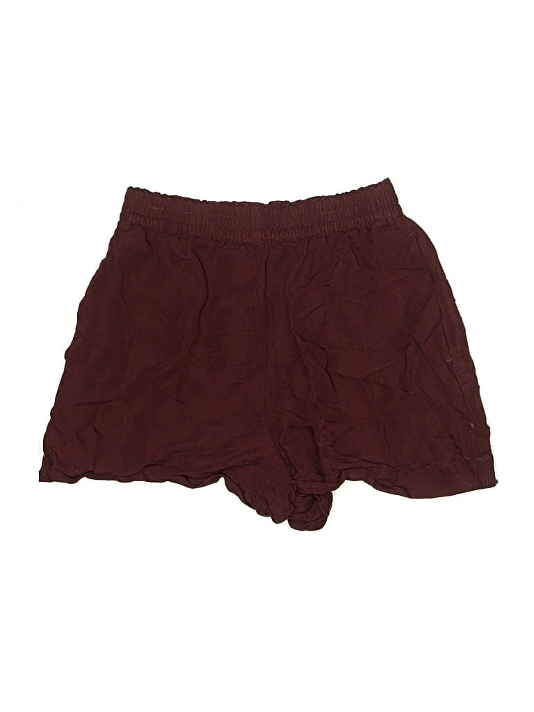 Pre-owned H&m Shorts In Burgundy