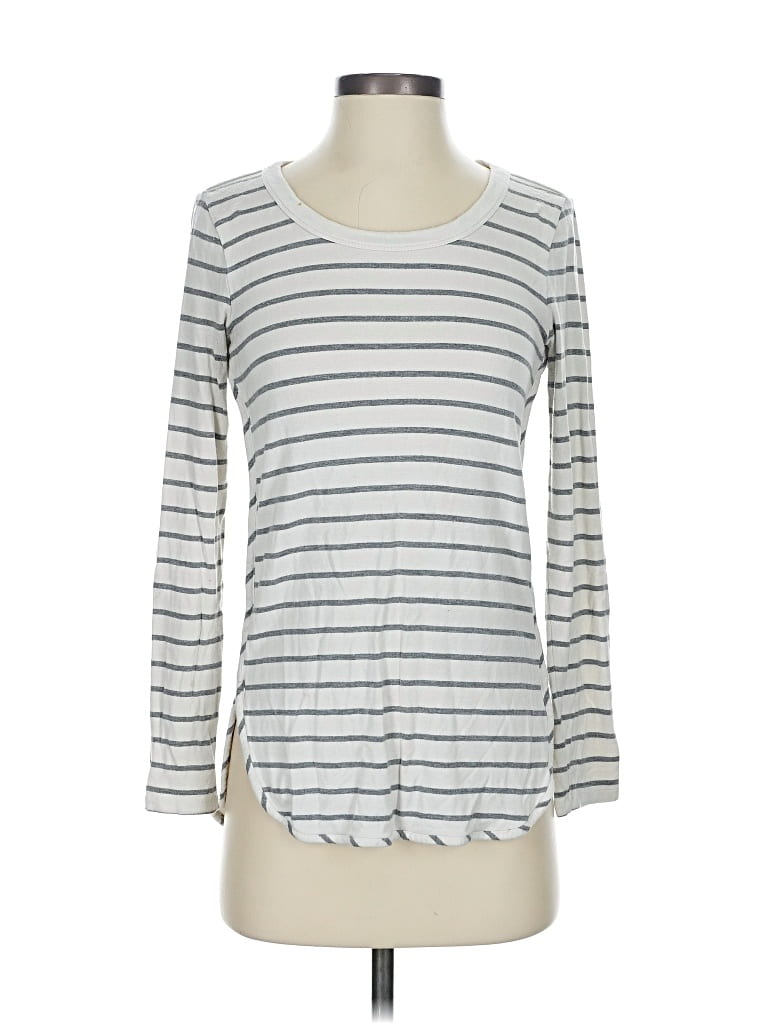 Pre-owned Market & Spruce 3/4 Sleeve T-shirt In Silver