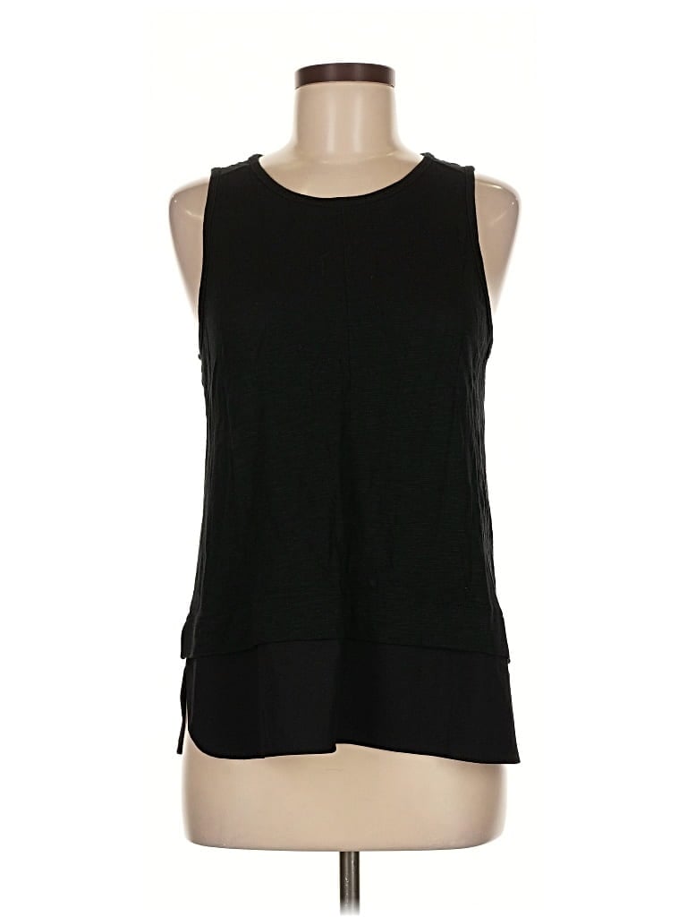 Pre-owned J.crew Factory Store Sleeveless T-shirt In Black