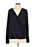 Banana Republic Black Long Sleeve Blouse Size L - photo 1