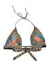 Unbranded Print Blue Swimsuit Top Size XL - photo 1