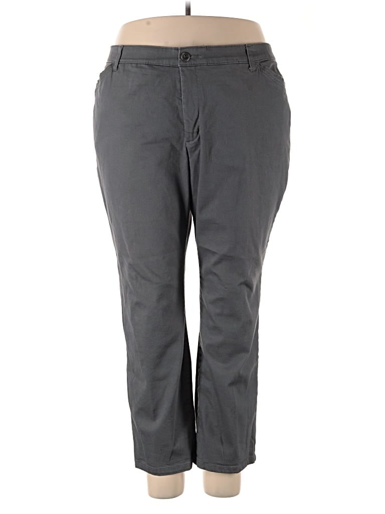Pre-owned Cj Banks Casual Pants In Gray