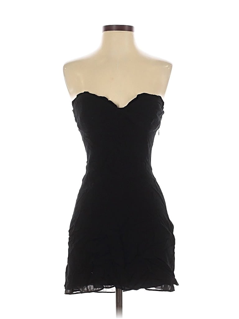 Pre-owned Wilfred Sleeveless Top Black Strapless Neckline Tops