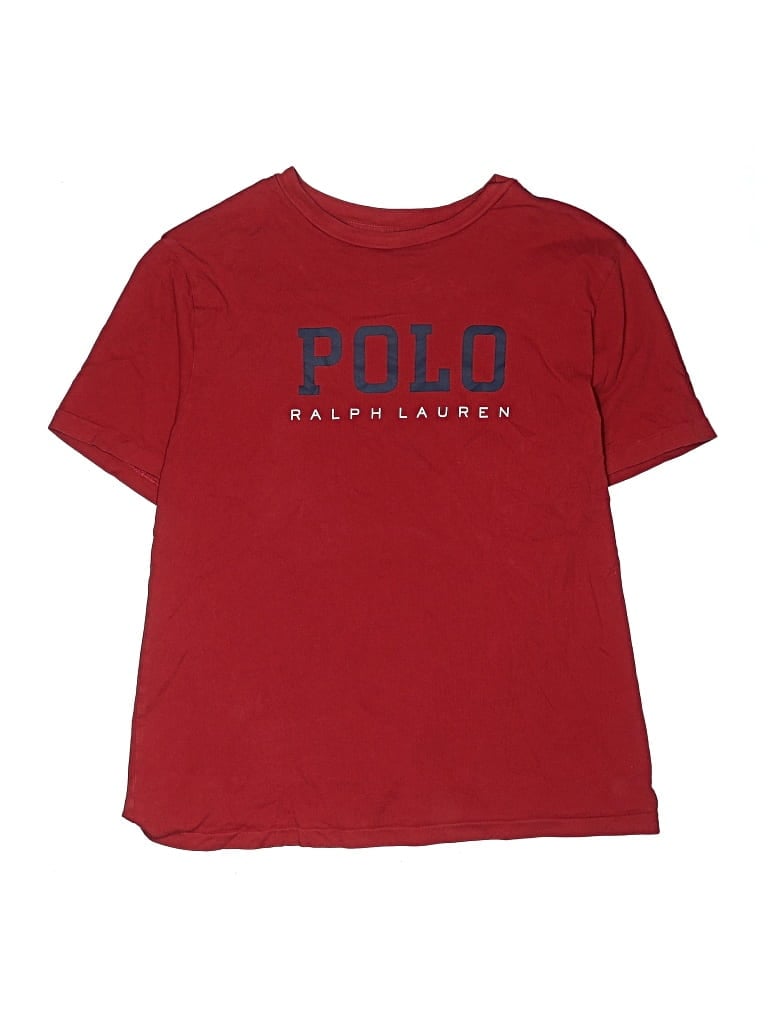 Pre-owned Polo By Ralph Lauren Kids' Short Sleeve Polo In Red