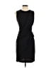 J. Mendel Solid Black Cocktail Dress Size 2 - photo 1