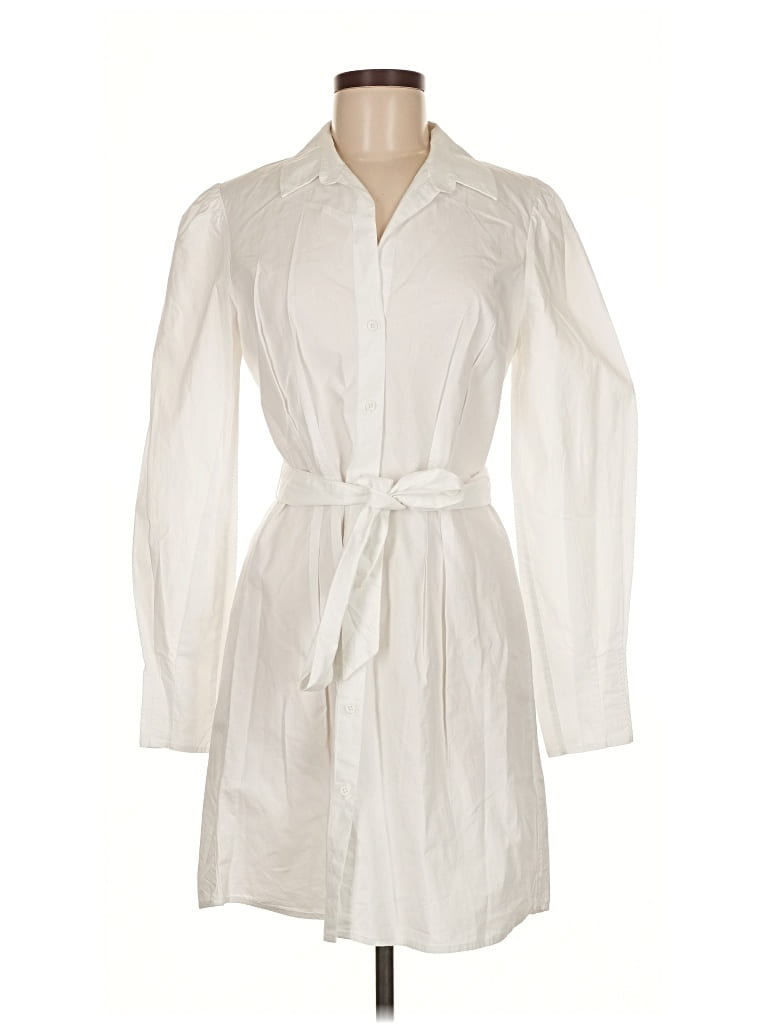 Pre-owned French Connection Casual Dress In White