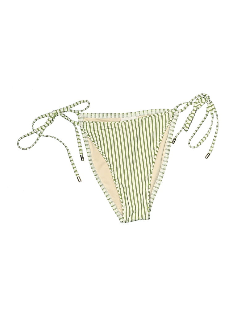 Pre-owned Peony Swimwear Swimsuit Bottoms In Green
