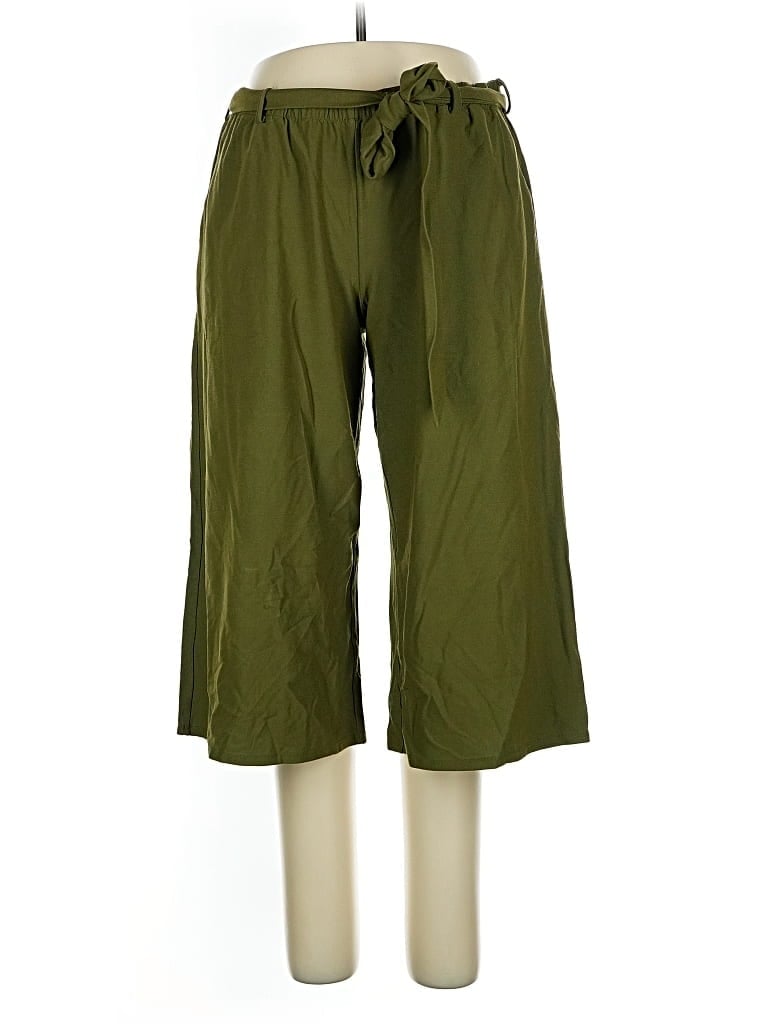 Pre-owned Eileen Fisher Casual Pants In Green